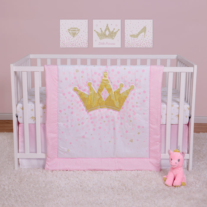 Sammy & Lou Tiara Princess Infant Crib Bedding Set