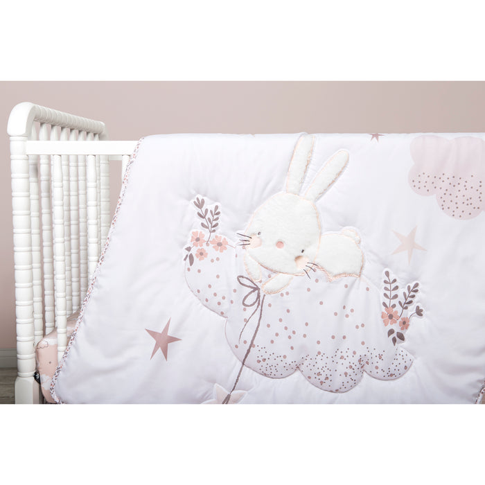 Sammy & Lou Cottontail Cloud 4 Piece Crib Bedding Set