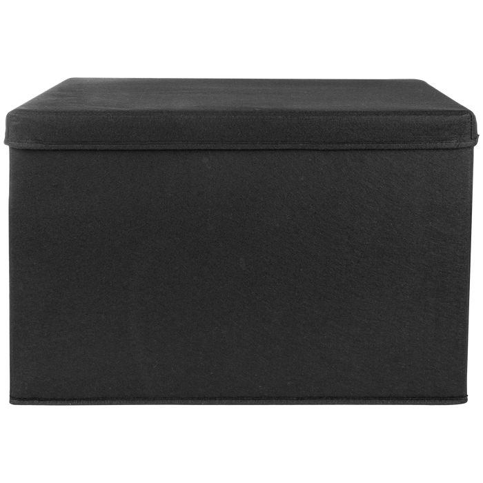 Sammy & Lou Black Solid Color Felt Storage/Toy Box