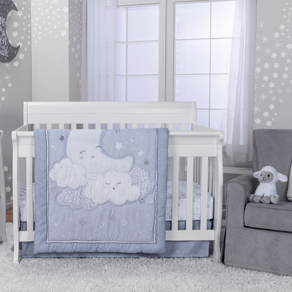 Sammy & Lou Sweet Little Dreamer 4 Piece Crib Bedding Set