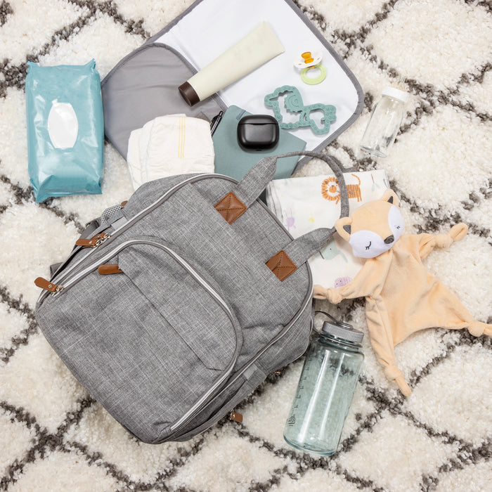 Trend Lab Backpack Diaper Bag - Gray