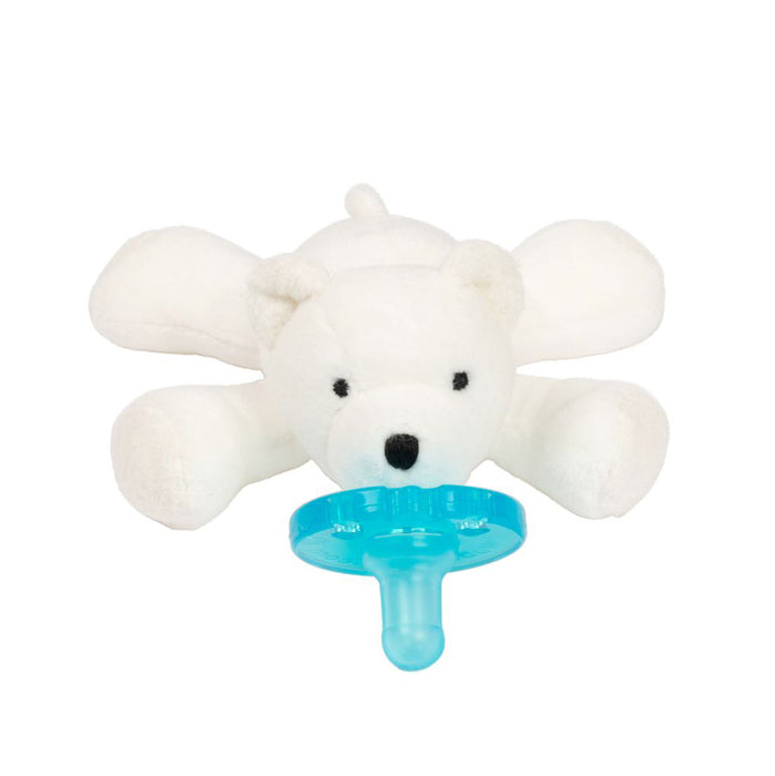 WubbaNub Plush Toy Pacifier-White Polar Bear