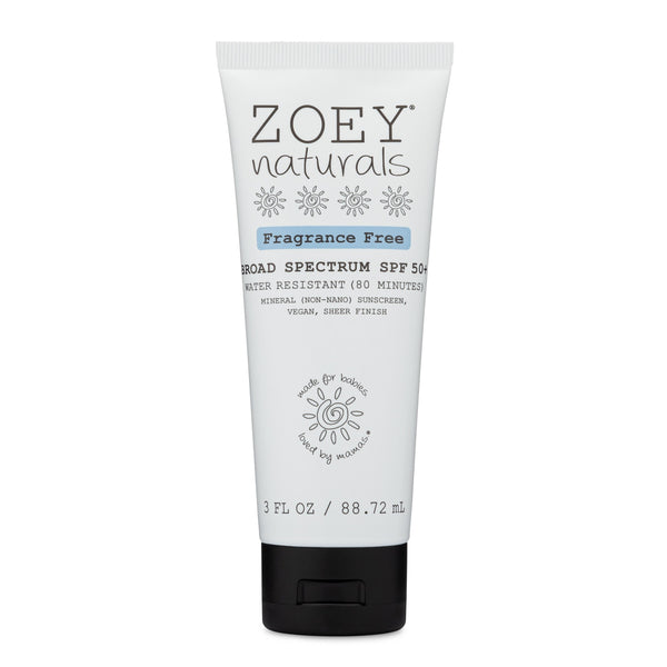 Zoey Naturals Fragrance Free Broad Spectrum SPF 50+