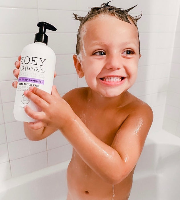 Zoey Naturals Soothing Lavender Head To Toe Wash