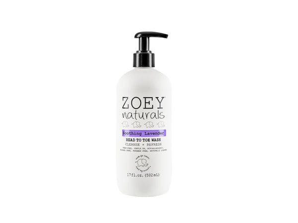 Zoey Naturals Soothing Lavender Head To Toe Wash