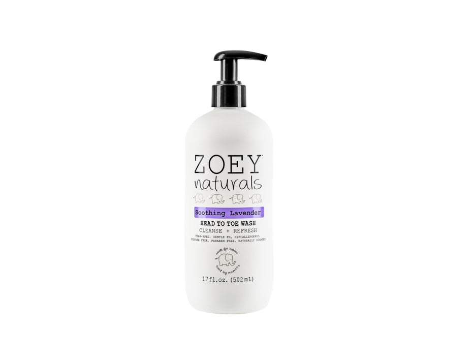 Zoey Naturals Soothing Lavender Head To Toe Wash