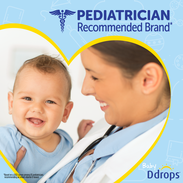 Ddrops Baby 400 Iu Vitamin D3, 60 Drops