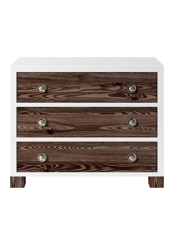 Milk Street Baby True 3 Drawer Dresser in Mud and Snow