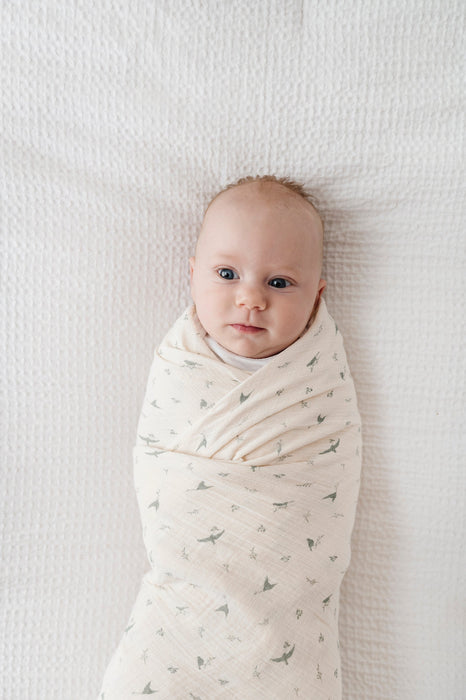 Ely's & Co. Cotton Muslin Swaddle Blanket