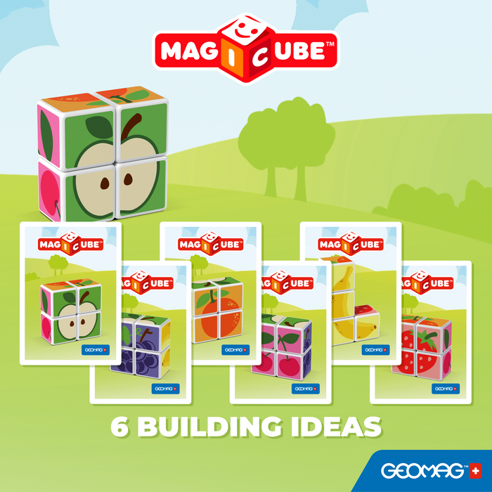 Geomag Magicube Fruit Magnetic Blocks Puzzle