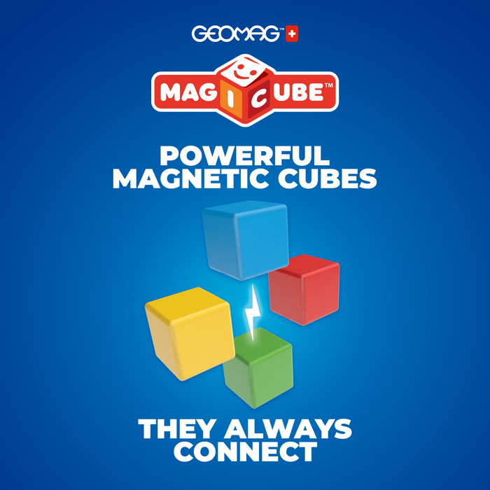 Geomag Magicube Fruit Magnetic Blocks Puzzle