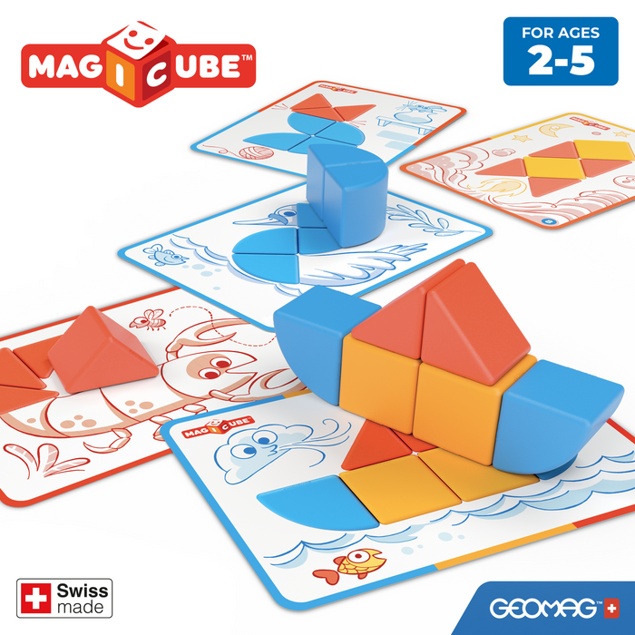 Geomag Magicube Blocks & Cards 16 pieces