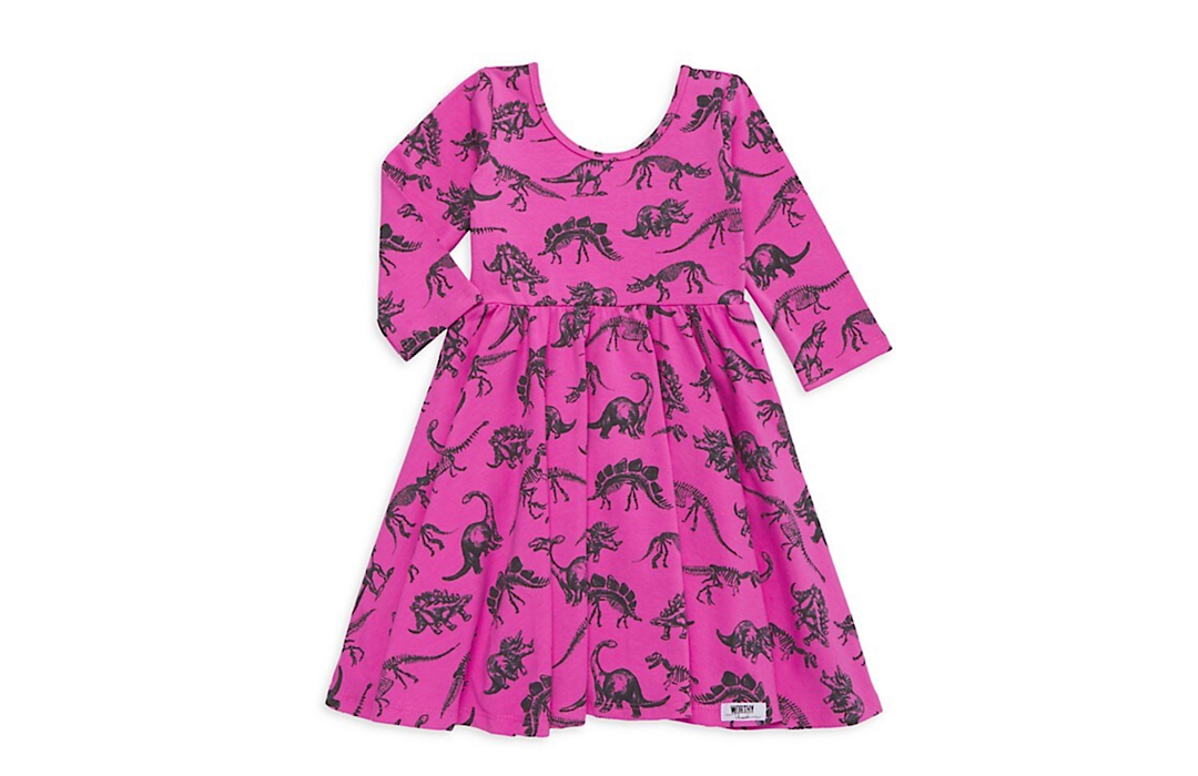 Worthy Threads Twirly Dress in Dino