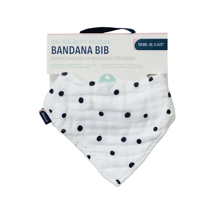 Bebe Au Lait® Dottie Oh So Soft Muslin Blend Bandana Bib