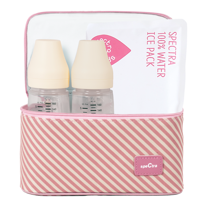 Spectra Pink Cooler Kit With Ice Pack and 2 Bottle