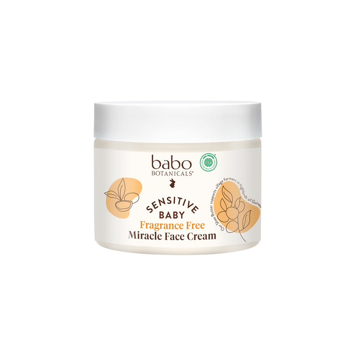 Babo Botanicals Sensitive Baby, Fragrance Free, Miracle Cream