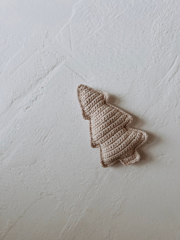 forever french baby Beige | Knit Tree Rattle