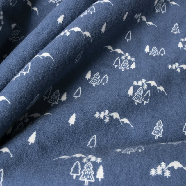 Trend Lab Mountains Deluxe Flannel Fitted Crib Sheet