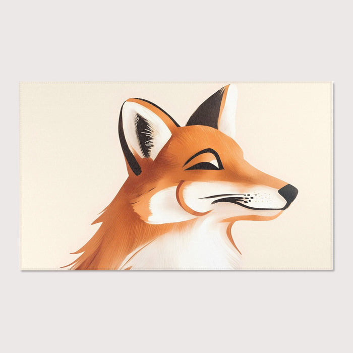 TeepeeJoy Kids and Nursery Fox Rug - Foxy Smirk