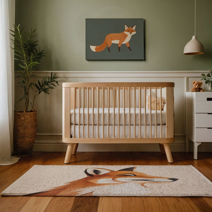 TeepeeJoy Kids and Nursery Fox Rug - Foxy Smirk