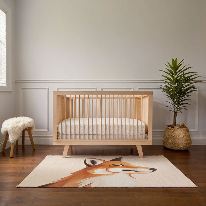 TeepeeJoy Kids and Nursery Fox Rug - Foxy Smirk