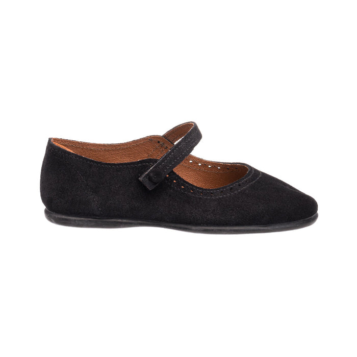 Elephantito Suede Mary Jane Black