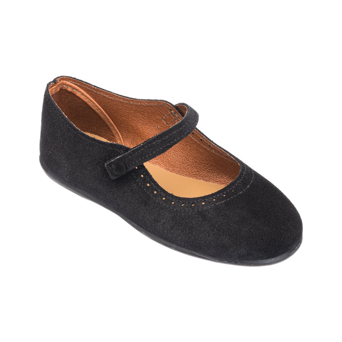 Elephantito Suede Mary Jane Black