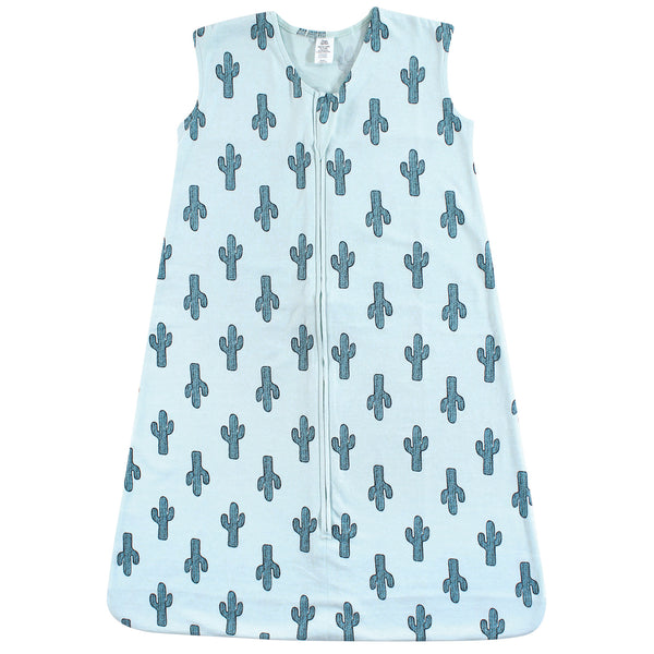 Yoga Sprout Baby Boy Sleeveless Jersey Cotton Sleeping Bag, Sack, Blanket, Cactus