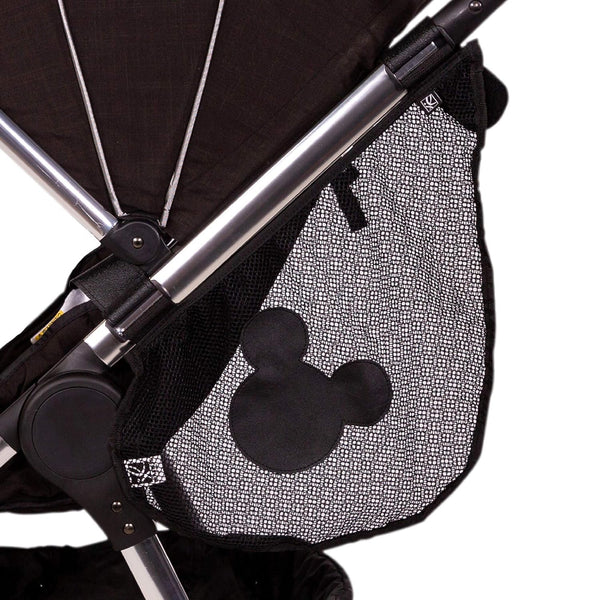 Disney Baby by J.L. Childress Baby Side Sling Stroller Cargo Net Mickey Black