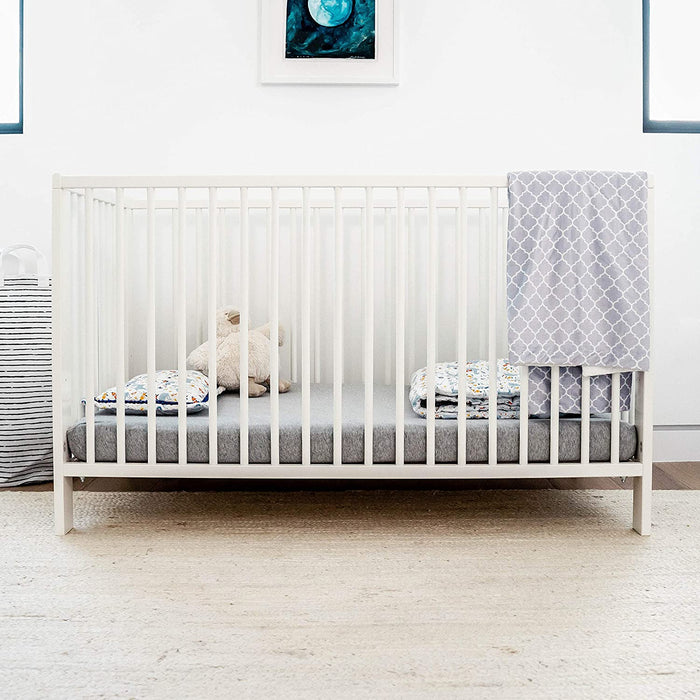 Comfy Cubs Crib Sheets - Grey