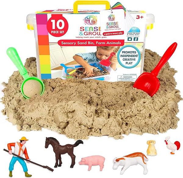 Be Amazing! Sense & Grow Sensory Bins Animal World