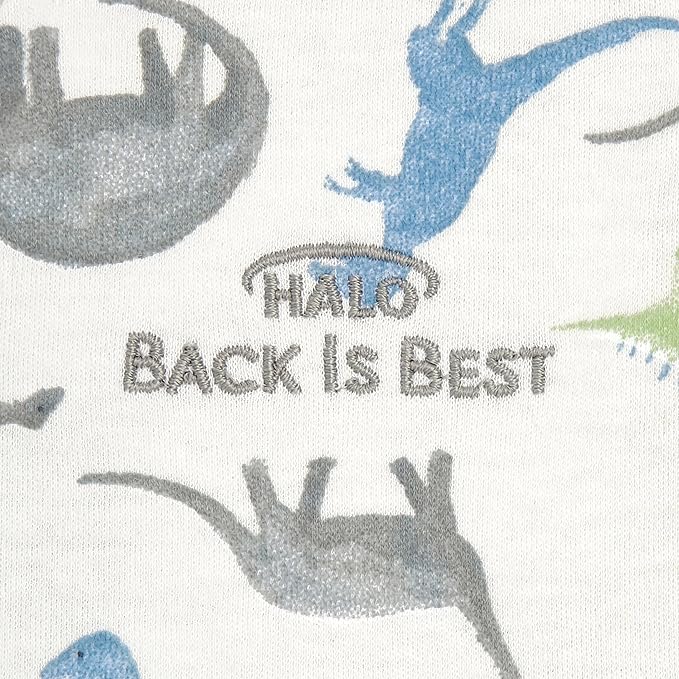Halo SleepSack Wearable Blanket Cotton Watercolor Dinos Blue