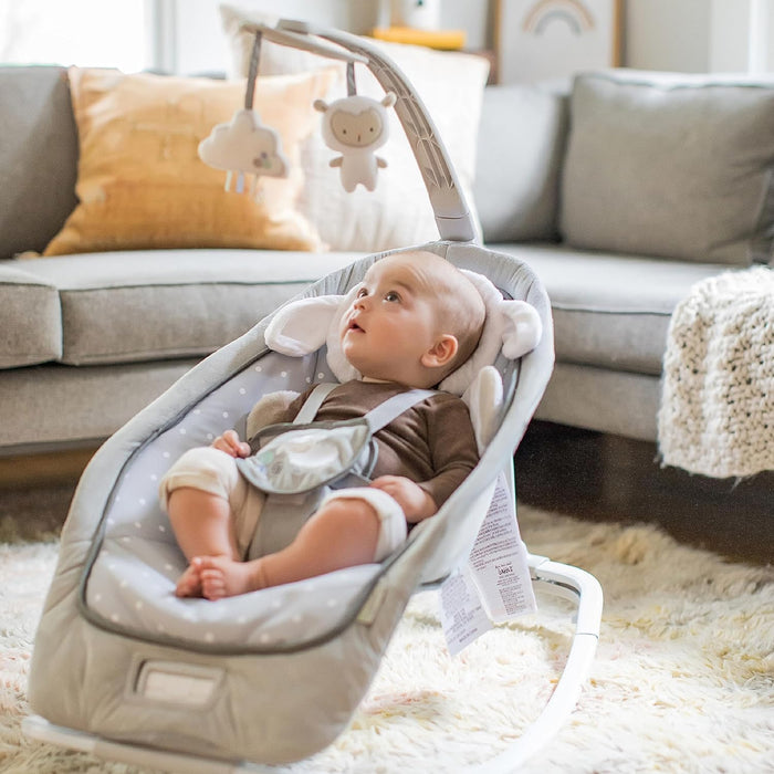 Ingenuity Cuddle Lamb™ Rocking Seat 2-in-1 Lightweight Infant to Toddler Rocker