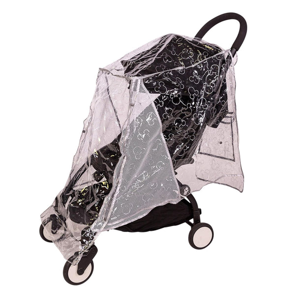 Disney Baby by J.L. Childress Universal Stroller Weather Shield, Mickey Metallic