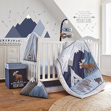 Levtex Baby Trail Mix Musical Rotating Baby Crib Mobile