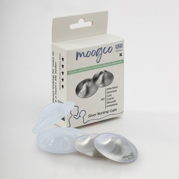 MOOGCO Silver Nursing Cups 999k Silver