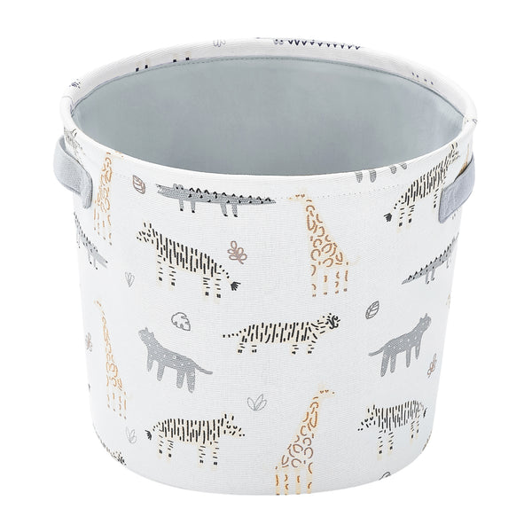 Closet Complete Jungle Animals Round Storage Bin