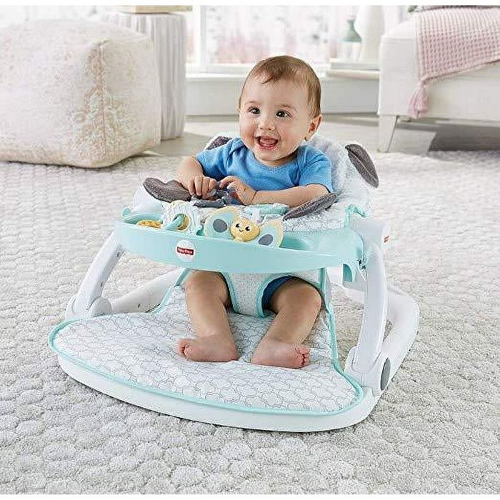 Fisher Price Sit-Me-Up Floor Seat with Tray LAMB