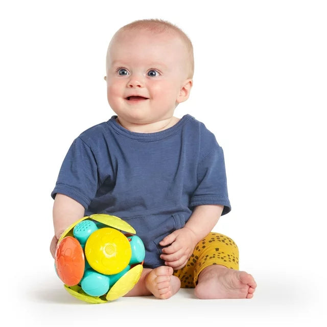 Bright Starts Wobble Bobble Crawl & Chase Baby Activity Ball Toy