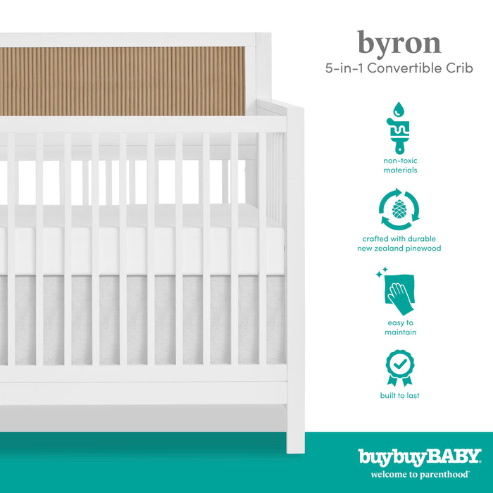 buybuy BABY by Evolur Byron 5-in-1 Convertible Crib