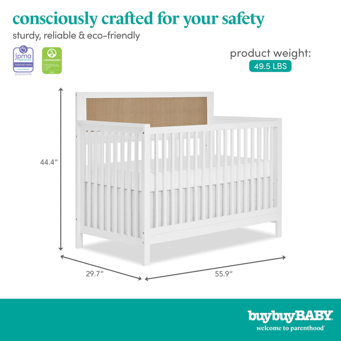 buybuy BABY by Evolur Byron 5-in-1 Convertible Crib