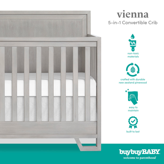 buybuy BABY Vienna Convertible Crib in Sunbleached by Evolur