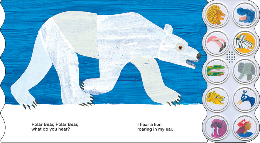 Eric Carle Polar Bear, Polar Bear What Do You Hear? sound book