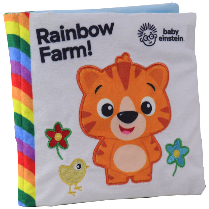 Baby Einstein Cuddle Book Rainbow Farm