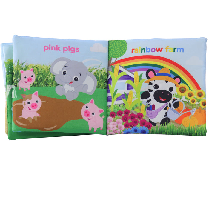 Baby Einstein Cuddle Book Rainbow Farm