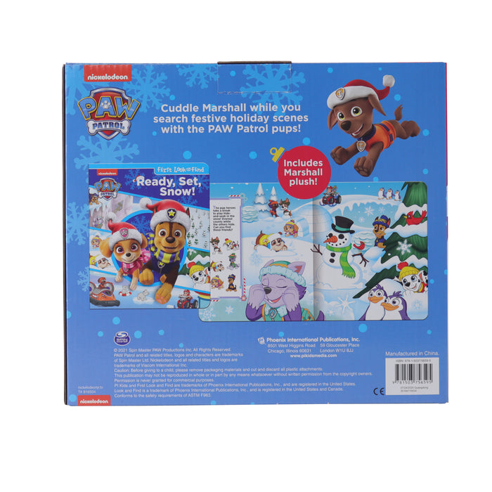 First Look and Find and Plush Paw Patrol:  Ready, Set, Snow!