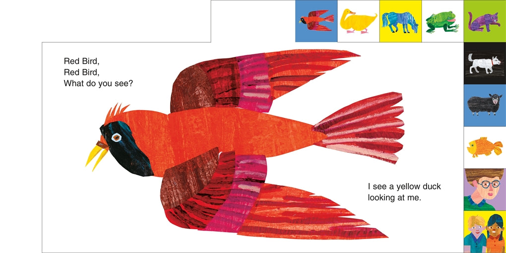 Eric Carle Lift-the-Tab: Brown Bear, Brown Bear, What Do You See? 50th Anniversary Edition