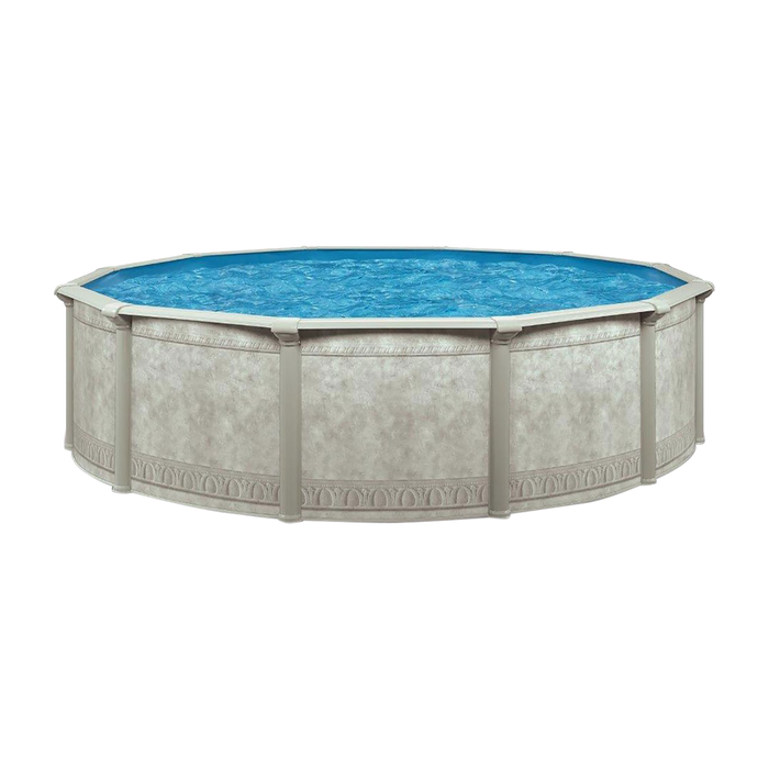 Aquarian Khaki Venetian 18ft x 52in Backyard Above Ground Swimming Pool Package