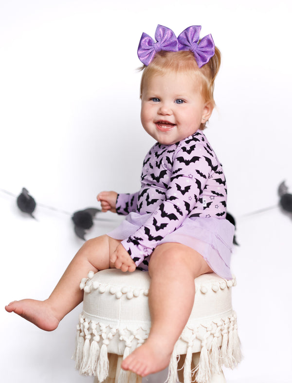 Dream Big Little Co STARRY BATS DREAM TUTU BODYSUIT DRESS