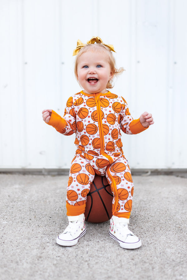 Dream Big Little Co GAME TIME DREAM ROMPER